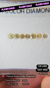 Fancy Yellow Diamond Deal (0.59 Cts)
